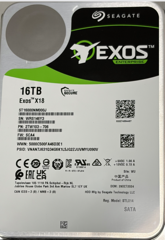 16T 机械硬盘